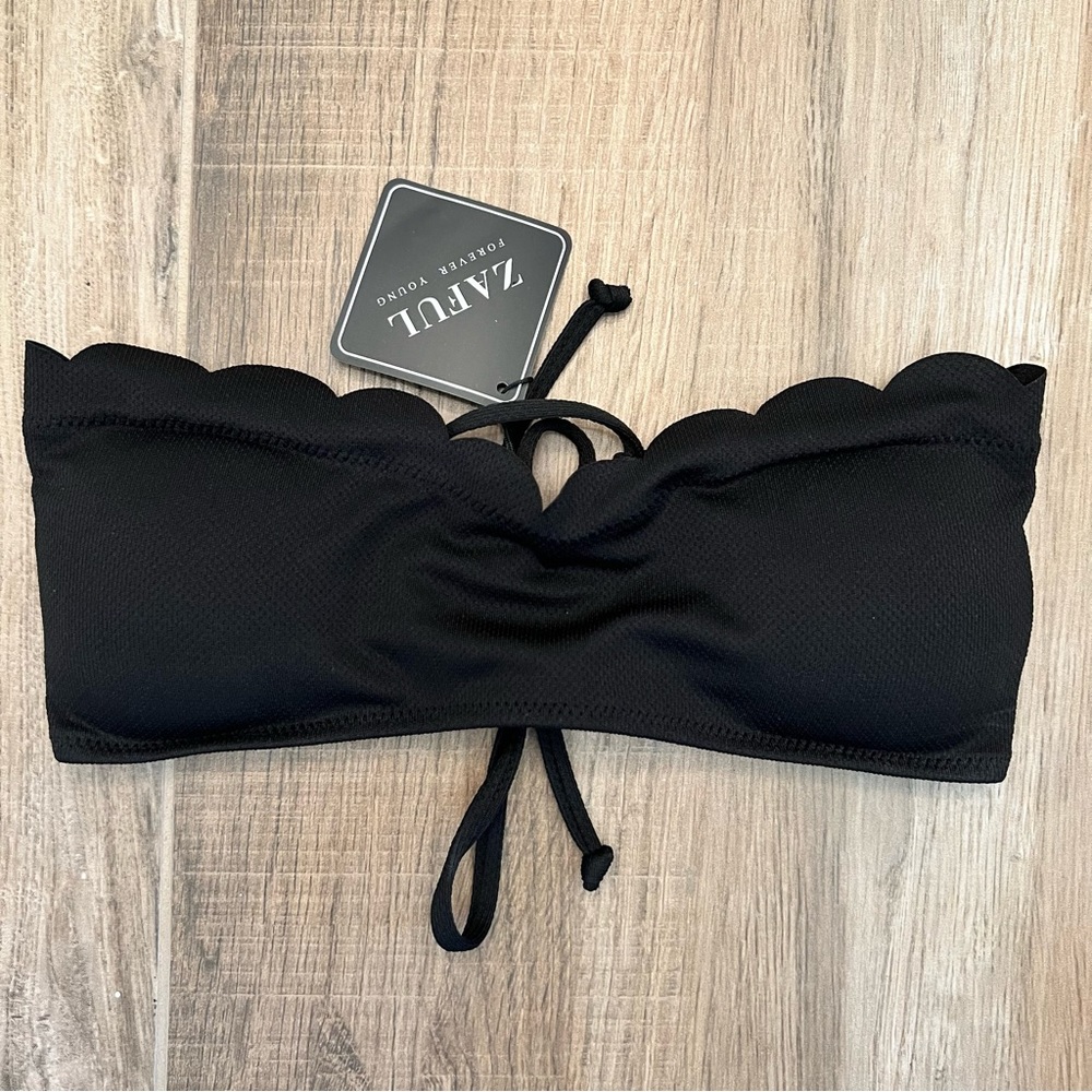 New! Zaful - Black bandeau top in size Small